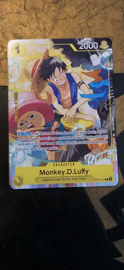 Monkey D Luffy OP10-111 Promo Welcome Pack NM One Piece TCG English - Image 1