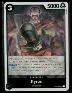 Kyros #OP04-082 Kingdoms of Intrigue English One piece - Image 1