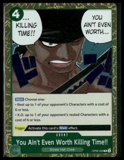 You Ain't Even Worth Killing Time!! #OP06-039 Wings of the Captain One piece - Image 1