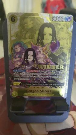 Gorgon Sisters, Winner Foil Promo Card, One Piece Card Game - Image 1