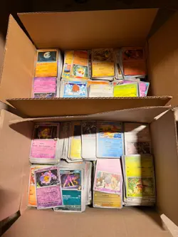 Huge Pokemon Bulk Card Lot - Modern - No Energy - NM/LP - 20+ Lb + Tins - Image 1
