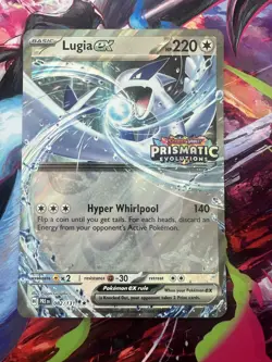 JUMBO Lugia ex (Prismatic Evolutions Stamped) 082/131 Pokemon Cards Holo - Image 1