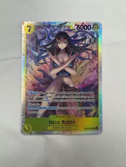 One Piece Card Game Nico Robin SR Super Rare EB03-055 - Image 1