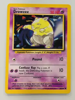 Drowzee 49/102 Base Set Pokemon Card - Image 1