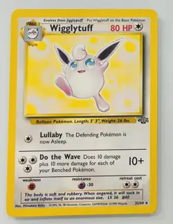 Wigglytuff 32/64 Jungle Set Pokemon Card - Image 1
