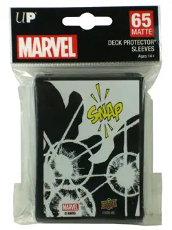 Upper Deck Marvel Deck Protector Collectible Card Sleeves Thanos 65 Count New - Image 1