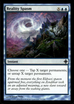Reality Spasm Rise of the Eldrazi Regular MTG - Image 1