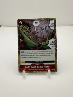 Gum-Gum Mole Pistol ST21-017 Holo English | ONE Card | One Piece TCG - Image 1