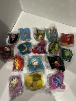 2018 whole set Pokemon McDonald’s toys with cards - unopened - Image 1