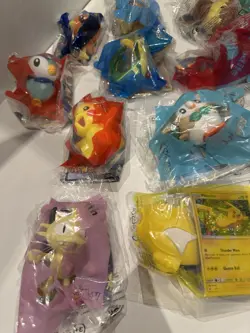 2018 whole set Pokemon McDonald’s toys with cards - unopened - Image 3