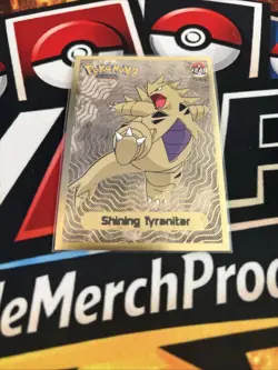 Rare Full Art 2024 SHINY POKEMON Card Johto Tyranitar Low Pop ⭐ - Image 1