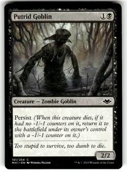 Putrid Goblin Modern Horizons Regular MTG - Image 1