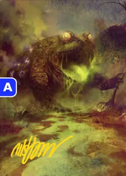 MTG The Gitrog Monster Bloomburrow Art Art Card *signed* NM - Image 1