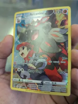 2022 POKEMON HISUIAN ARCANINE TG08/TG30 LOST ORIGIN SET USED CARD - Image 3