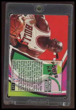1993-94 Ultra #2 Michael Jordan Power in the Key - Image 2