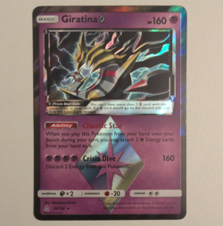 Pokemon TCG SM Ultra Prism Giratina Prism Star 58/156 Prism Rare Holo ENG 2018 - Image 1
