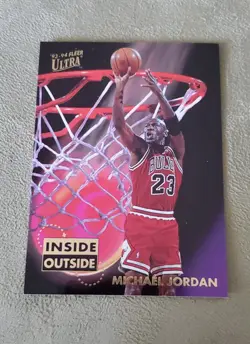 1993-94 Fleer Ultra - Inside Outside Michael Jordan #4 - Image 1
