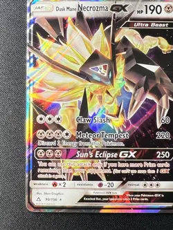 ❤‍🔥 Dusk Mane Necrozma GX 90/156 Metal Ultra Rare SM05 SM Ultra Prism NM ✨ - Image 2