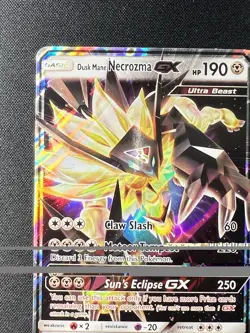 ❤‍🔥 Dusk Mane Necrozma GX 90/156 Metal Ultra Rare SM05 SM Ultra Prism NM ✨ - Image 5