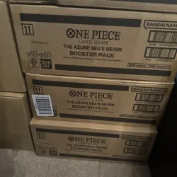 One Piece Card Game [OP-14 EB-04] The Azure Sea's Seven Booster Display Case 12x - Image 1