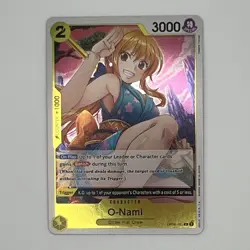 Bandai One Piece O-Nami OP06-101 Wings of the Captain Rare Foil FA ENG - Image 1