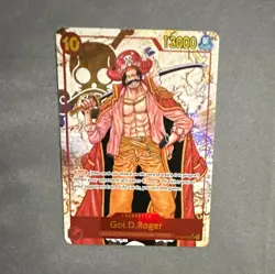 Namco One Piece CCG Gol.D.Roger Secret Rare OP09-118 Alt Art Foil EN 13000 10 - Image 1