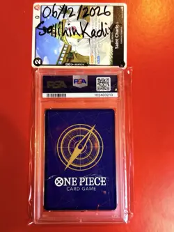 One Piece CCG Gol D. Roger OP09-118 Alternate Art Foil Secret Rare PSA 10 - Image 2
