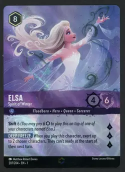 ***Enchanted Elsa Spirit of Winter - The First Chapter** Lorcana Kid Icarus - Image 1