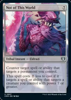 MTG Not of This World, NM-Mint, English Commander Masters - Image 1