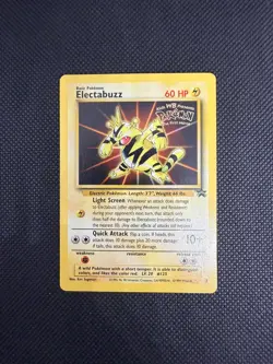 Electabuzz #2 1999 Movie Promo Black Star Promo Pokemon Card WOTC Vintage - NM - Image 1