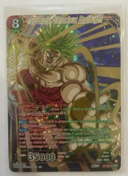 Dragon Ball Super Card Game SS Broly, Tenacious Onslaught Critical Blow BT22-132 - Image 1