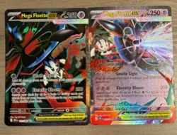 Pokemon Chaos Rising Mega Floette ex 101/086 Bundle Of 2 Cards - Image 1