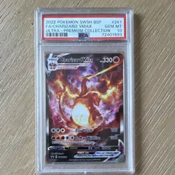 Pokemon Charizard VMAX Holo Promo SWSH261 SWSH Black Star PSA 10 2022 - Image 1