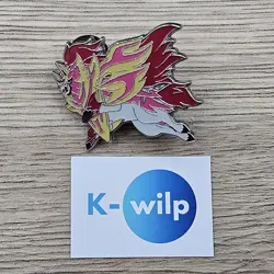 Shiny Zamazenta Pokemon Collector's Pin Badge Pokemon Crown Zenith Collection - Image 2