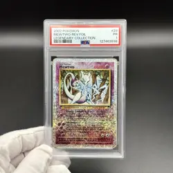 2002 Pokemon Legendary Collection Mewtwo Reverse Holo #29/110 PSA 1 - Image 2