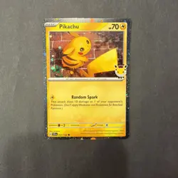 Pokemon Day 2026 Pikachu 051/162 Temporal Forces Stamped Cosmos Holo - Image 1