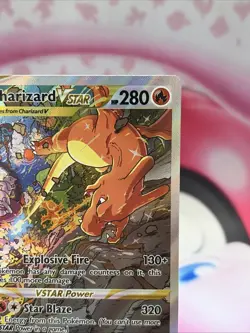Pokemon Charizard VSTAR 280 HP Crown Zenith Secret Rare Full Art Holo English - Image 3