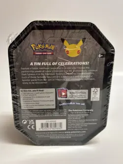 Nintendo Pokemon TCG 25th Anniversary Celebrations Tin Pack - Dark Sylveon V - Image 2
