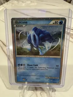 Pokemon TCG Suicune HGSS21 HGSS Holo Promo Basic 80 HP English - Image 1