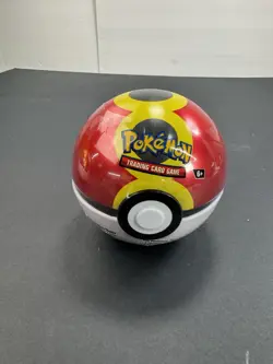 Pokemon TCG Poke Ball Tin Repeat Ball New Factory Sealed 3 Booster Packs L25 - Image 1