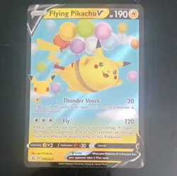 Pokemon 2021 Celebrations Flying Pikachu V 006/025 Ultra Rare Holo 190 HP Basic - Image 1