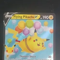Pokemon 2021 Celebrations Flying Pikachu V 006/025 Ultra Rare Holo 190 HP Basic - Image 2