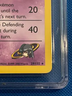 Vintage 2000 Pokemon Sabrina's Gengar Gym Challenge 1st Edition Rare #29 CGC 8 - Image 4