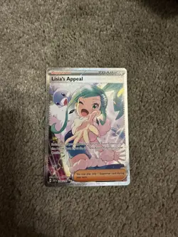 Pokemon TCG SV Surging Sparks Lisias Appeal 246/191 Full Art Trainer NM - Image 1