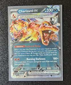 Pokemon TCG Charizard ex Sv03: Obsidian Flames 125/197 Holo Double Rare - Image 1
