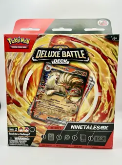 2024 Pokemon Deluxe Battle Deck Ninetales ex Box - Image 1