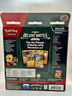 2024 Pokemon Deluxe Battle Deck Ninetales ex Box - Image 3