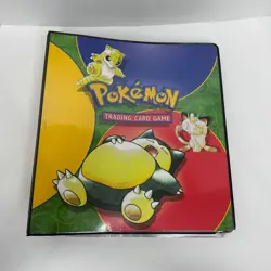 Vintage 1999 Pokemon TCG Binder Wizards of the Coast Snorlax Mewtwo Ultra PRO - Image 1