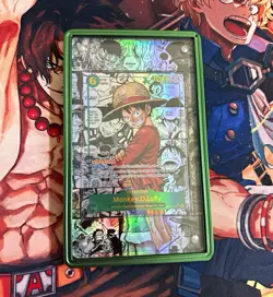 Bandai One Piece Card Game Monkey D. Luffy OP13-118 Manga Rare Alt Art Foil EN - Image 1
