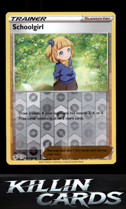 Reverse Holofoil Schoolgirl 239/264 Pokemon Uncommon SWSH08: Fusion Strike Card - Image 1